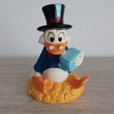 Rare Figurine en Vinyle Disney 1970' - PICSOU ASSIS SUR SON OR