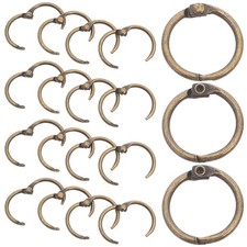  Lot de 50 anneaux de reliure en métal pour journaux, pinces de verrouillage