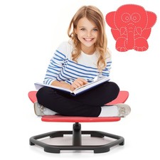 Chaise Pivotante Sensorielle pour Enfants Chaise Tournante Éléphant à 360° avec