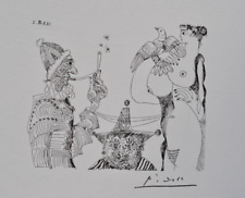 Pablo PICASSO : Le pape voyeur et la colombe ,  LITHOGRAPHIE érotique signée