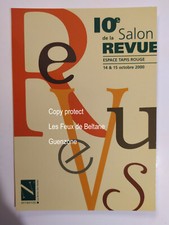 10E SALON DE LA REVUE ESPACE TAPIS ROUGE 1999 carte postale  postcard