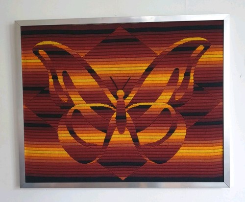 Papillon tapisserie canevas - papillon,