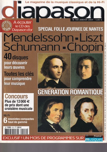 Diapason 510 mendelssohn - n°510,