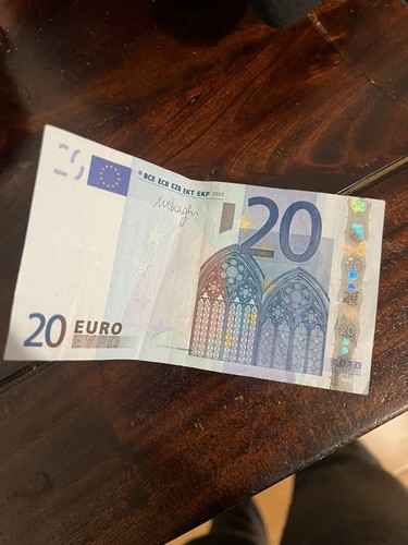 Billet euros 2002 - billet, 20