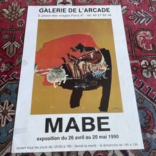 Manabu MABE AFFICHE Exposition