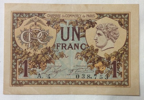France billet franc - franc, chambre
