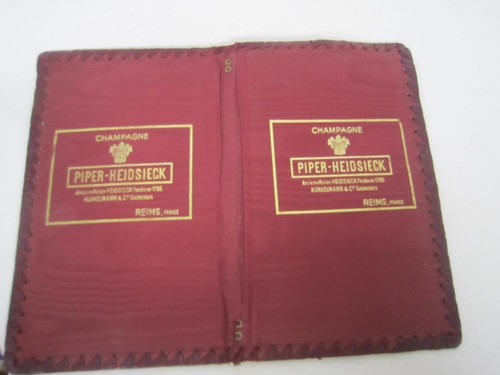 Porte menus cuir et tissus - cuir,
