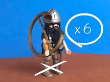 Lot De 6 Cornus Romain Personnalisé Vikings Figurine Playmobil Aucune Incluses