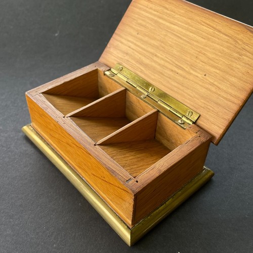 Boîte timbres bois - timbres, en