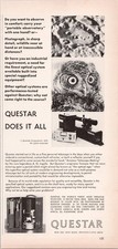 Questar 1974 Vintage Print Ad