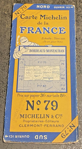 Carte michelin 79 bibendum - 79,