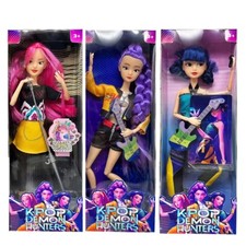 k pop chasseurs de démons Figurine poupée jouet Rumi Mira Zoey chatte KPop
