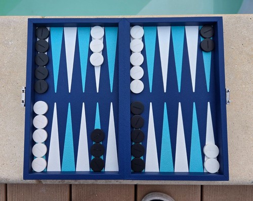 Giobagnara backgammon cuir - giobagnara,