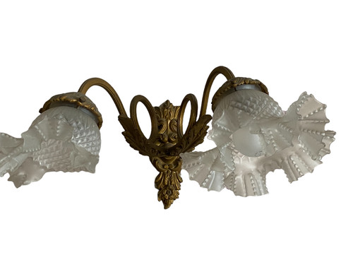Ancien applique bronze - applique,