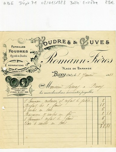 Dépt buxy belle entête - 71-,