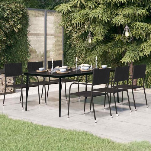Table dîner jardin noir - à, de