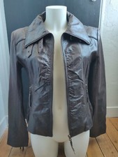 Veste MORGAN Effet huilé Marron taille 36