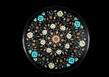 Table D'Angle Ronde En Marbre