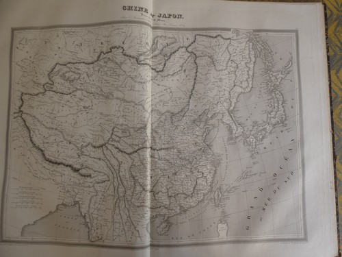 Carte chine japon atlas - chine, de