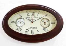 Horloge murale en bois thème