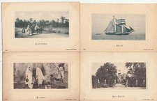 lot 4 de cartes postales