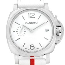 PANERAI Luminor Due Luna Rossa PAM01306 automatique blanc unisexe garantie