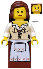 Lego Cas404 Figurine Fantasy Era Maid Castle 10193 Medieval Village