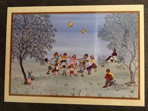 Reproduction litho peintre - cp,