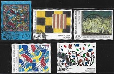 FRANCE - série de 5 timbres