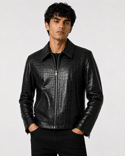 Veste cuir luxe pour - veste,