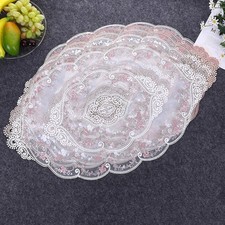 Table Tissu Rose Brodé Table