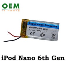 Pour Apple iPod Nano 6 6ème Génération 616-0531 Batterie de Remplacement 105m...