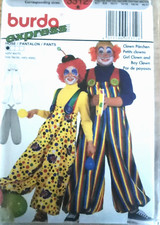 3312 PATRON BURDA CREATIONS COSTUME  PETIT CLOWN  CARNAVAL 6 AU 17 ANS