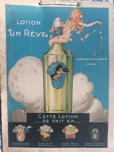 Parfumerie ancienne tôle - parfumerie.,
