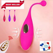 Oeuf Vibrant Kegel Geisha télécommande 10 fréquences USB plug sexe dildo