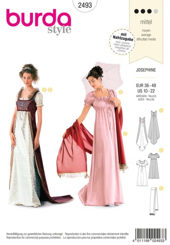 Patron robe empire - patron, josephine