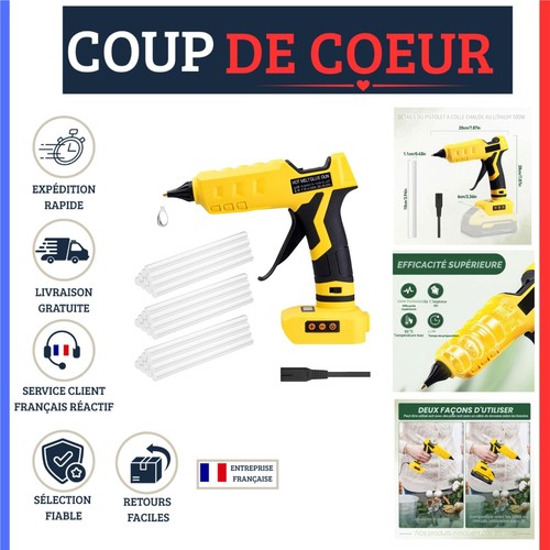 Pistolet colle chaude sans - à,