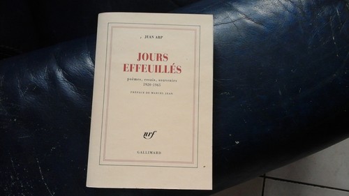 Jean arp jours effeuilles - arp,