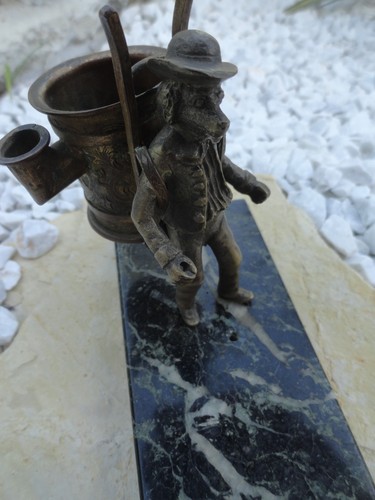 Chien ancien bronze - chien, 10cm