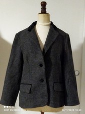 Veste Harris Tweed Gris Chiné