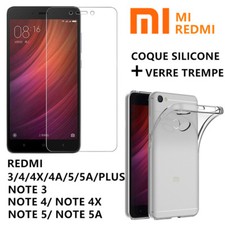 Film Protection Verre Trempé Xiaomi REDMI NOTE 11S 10 5G 9 9S 8T 10C+ Coque TPU