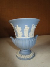 Joli petit vase Médicis bleu