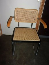 fauteuil canne style marcel breuer italy 