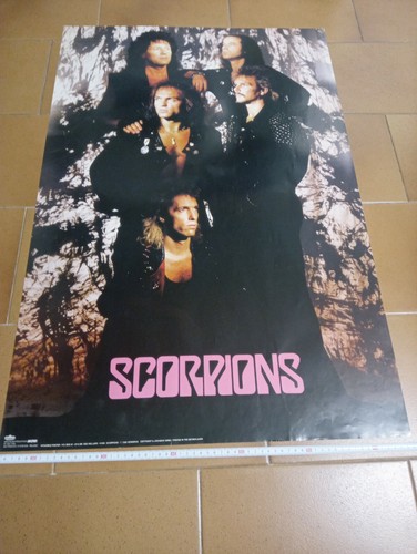 Affiche scorpions 1989 - 1989, vintage