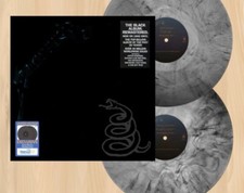 METALLICA Black Album Remastered 2 LP Vinyles Marbre Edition Limitee USA NEUF