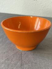 Rare Bol Orange Vintage Niderviller