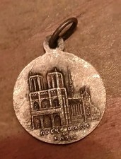 Rare Médaille Religieuse Ancienne Notre Dame De Paris 
