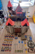 PLAYMOBIL château fort moyen âge + chevalier