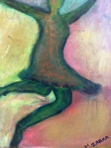 Tableau 50x40cm danseuse - tableau,