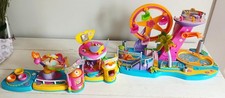 Polly pocket parc d'attraction 2002 manèges annexes carrousel tasses